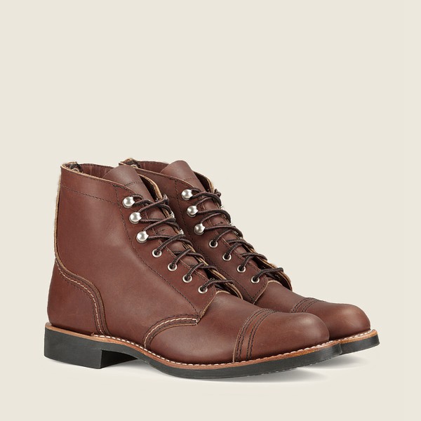 Red Wing Heritage Boots Iron Ranger - Short Harness Leather - Brown - Womens SMJ237158